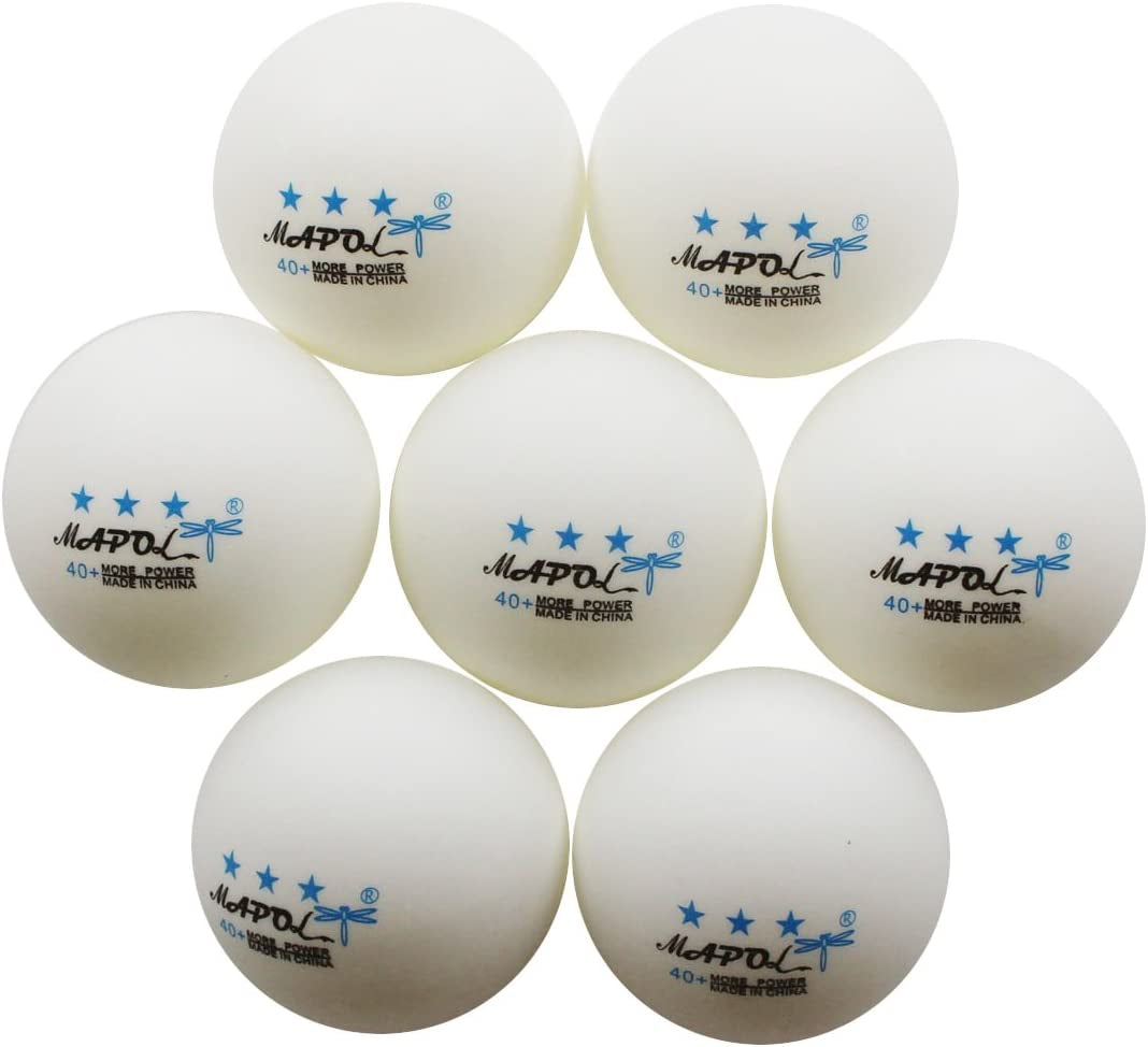 50 White 3-Star Table Tennis Balls Premium Training Ping Pong Balls