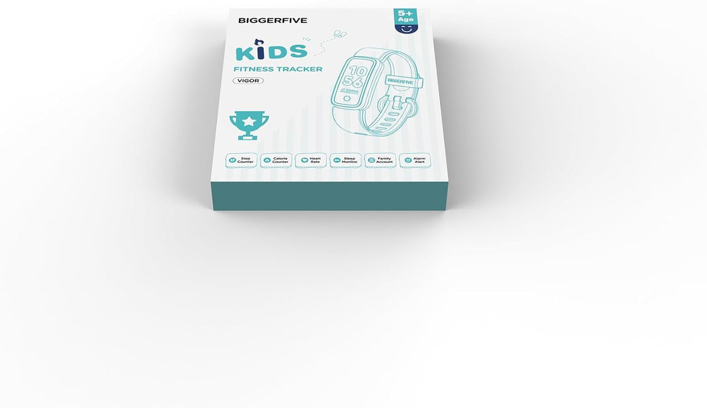 Fitness Tracker Watch for Kids Girls Boys Teens, Activity Tracker, Pedometer, Heart Rate Sleep Monitor, IP68 Waterproof Calorie Step Counter Watch with Alarm Clock, Great Kids Gift