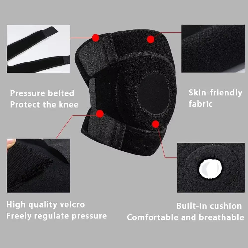 1Pcs Patellar Tendon Support Strap, Knee Pain Relief Adjustable Neoprene Knee Strap for Running,Arthritis,Tennis Injury Recovery