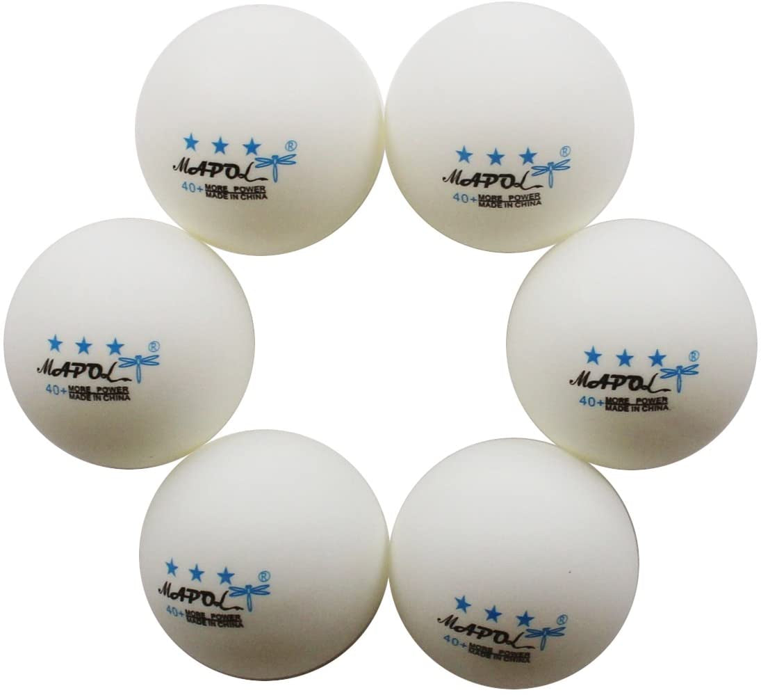 50 White 3-Star Table Tennis Balls Premium Training Ping Pong Balls