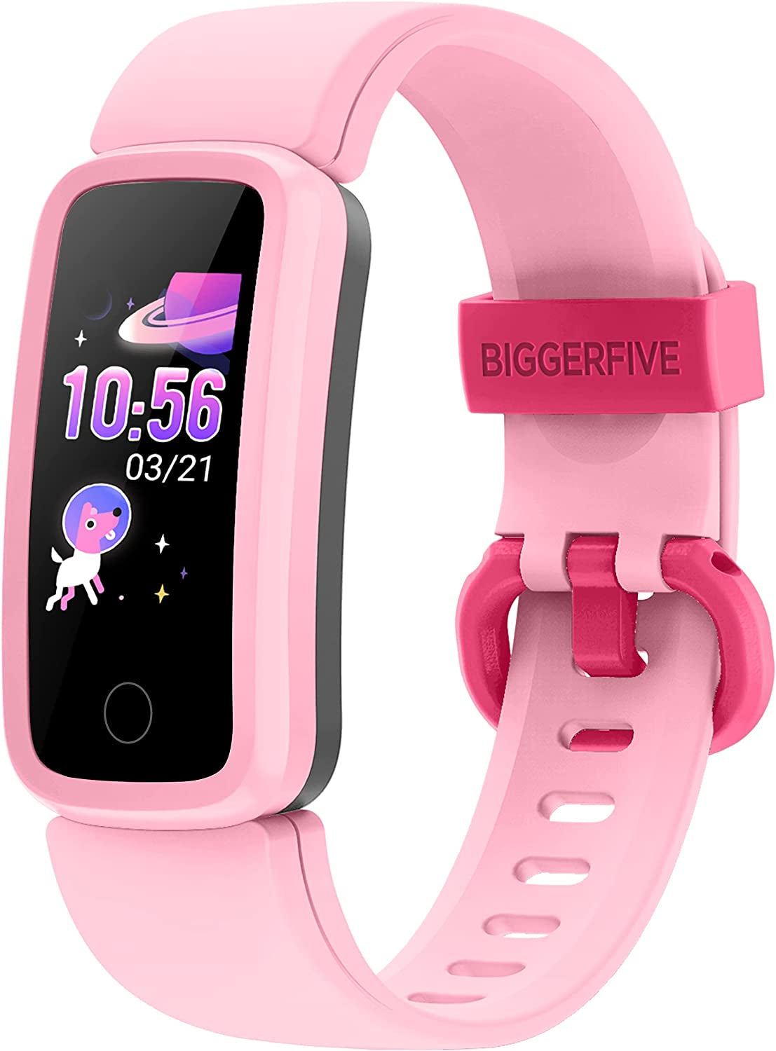 Fitness Tracker Watch for Kids Girls Boys Teens, Activity Tracker, Pedometer, Heart Rate Sleep Monitor, IP68 Waterproof Calorie Step Counter Watch with Alarm Clock, Great Kids Gift