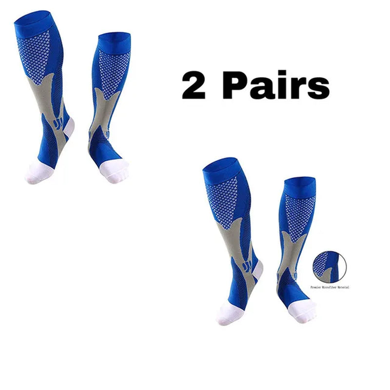 Men'S Sports Compression Socks Varicose Veins Cycling Socks Nursing Running Compression Socks Nurse Outdoor Natural Hiking