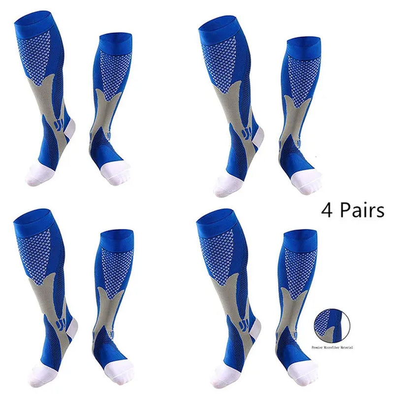 Men'S Sports Compression Socks Varicose Veins Cycling Socks Nursing Running Compression Socks Nurse Outdoor Natural Hiking