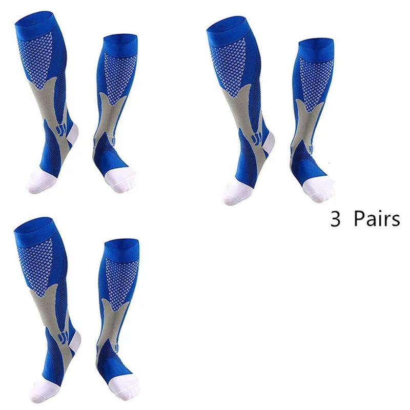 Men'S Sports Compression Socks Varicose Veins Cycling Socks Nursing Running Compression Socks Nurse Outdoor Natural Hiking
