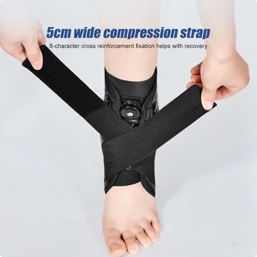 1Pcs Ankle Brace, Stabilizer, Lace up Adjustable Support, Stirrup Compression for Running, Injury Recovery, Sprain, Ankle Wrap