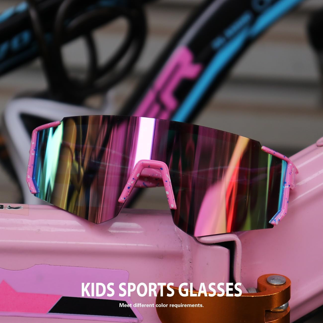 Youth Baseball Sunglasses for Boys Girls Age 6-12 Softball Cycling Sports Sunglasses for Kids Lightweight Frame