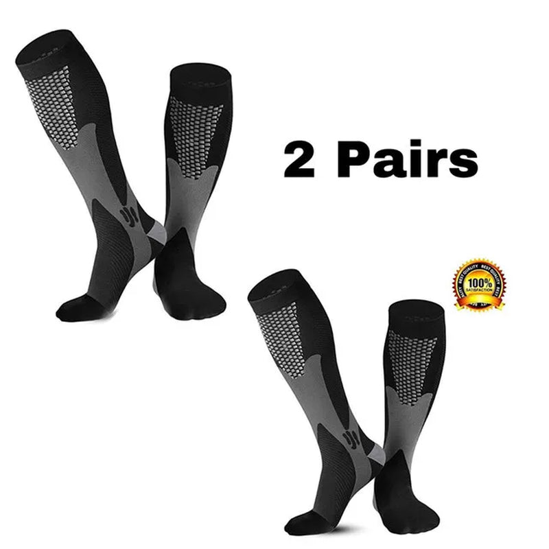 Men'S Sports Compression Socks Varicose Veins Cycling Socks Nursing Running Compression Socks Nurse Outdoor Natural Hiking