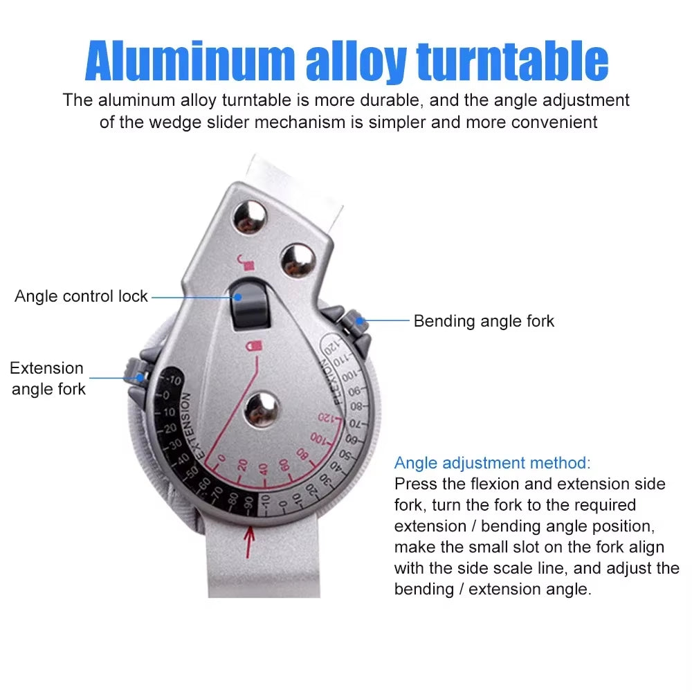 Hinged Knee Brace Set - Post-Surgery ROM Immobilizer & Stabilizer for Injury Recovery - Adjustable Orthopedic Knee Support